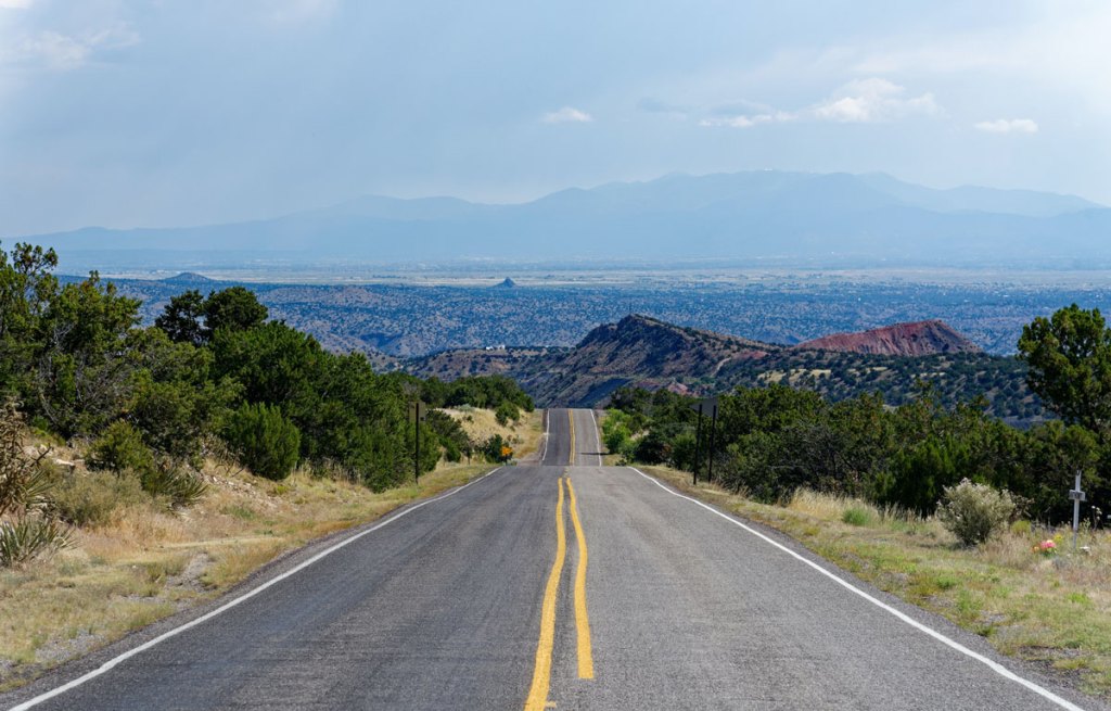 two lane highway in new mexico