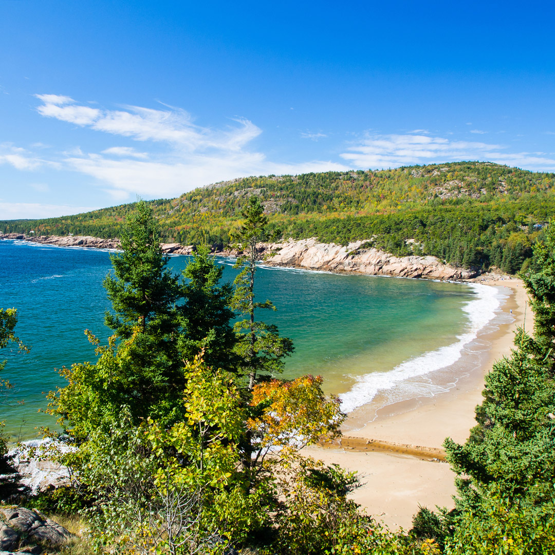 sand beach in acadia national park