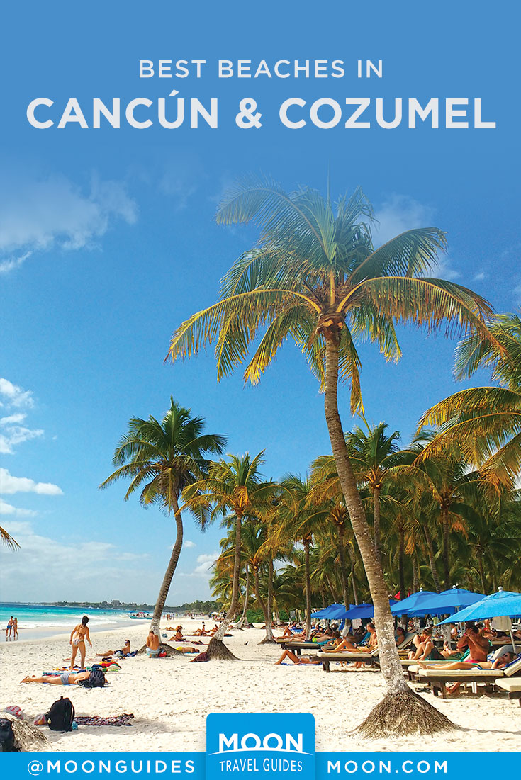 best cancun beaches pinterest graphic