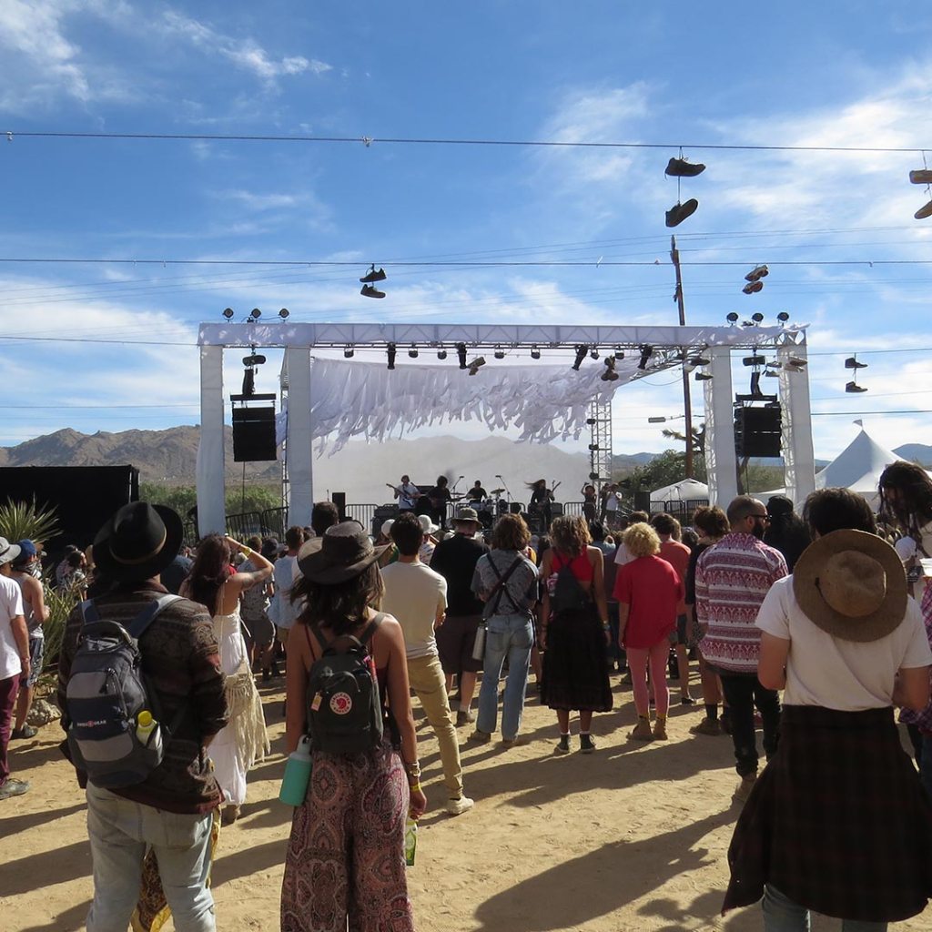 Block stage at Desert Daze festival
