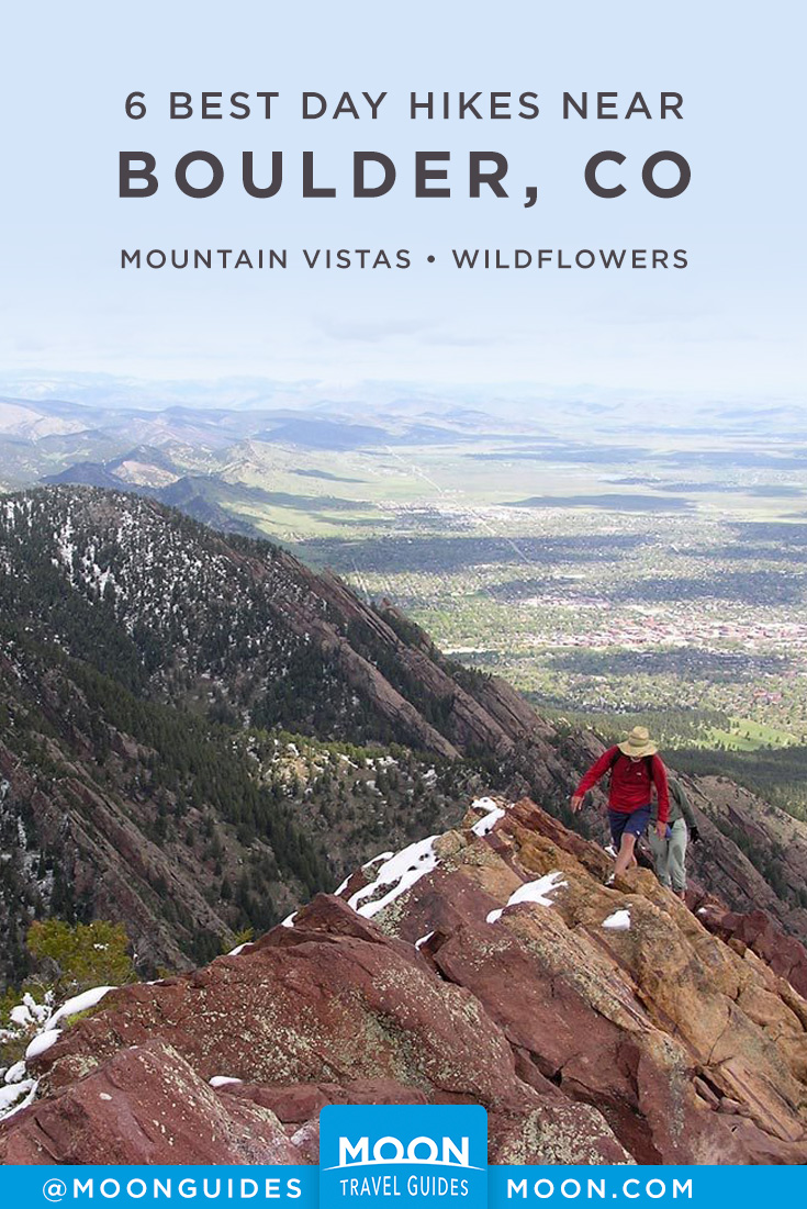 Boulder Day Hikes pinterest graphic