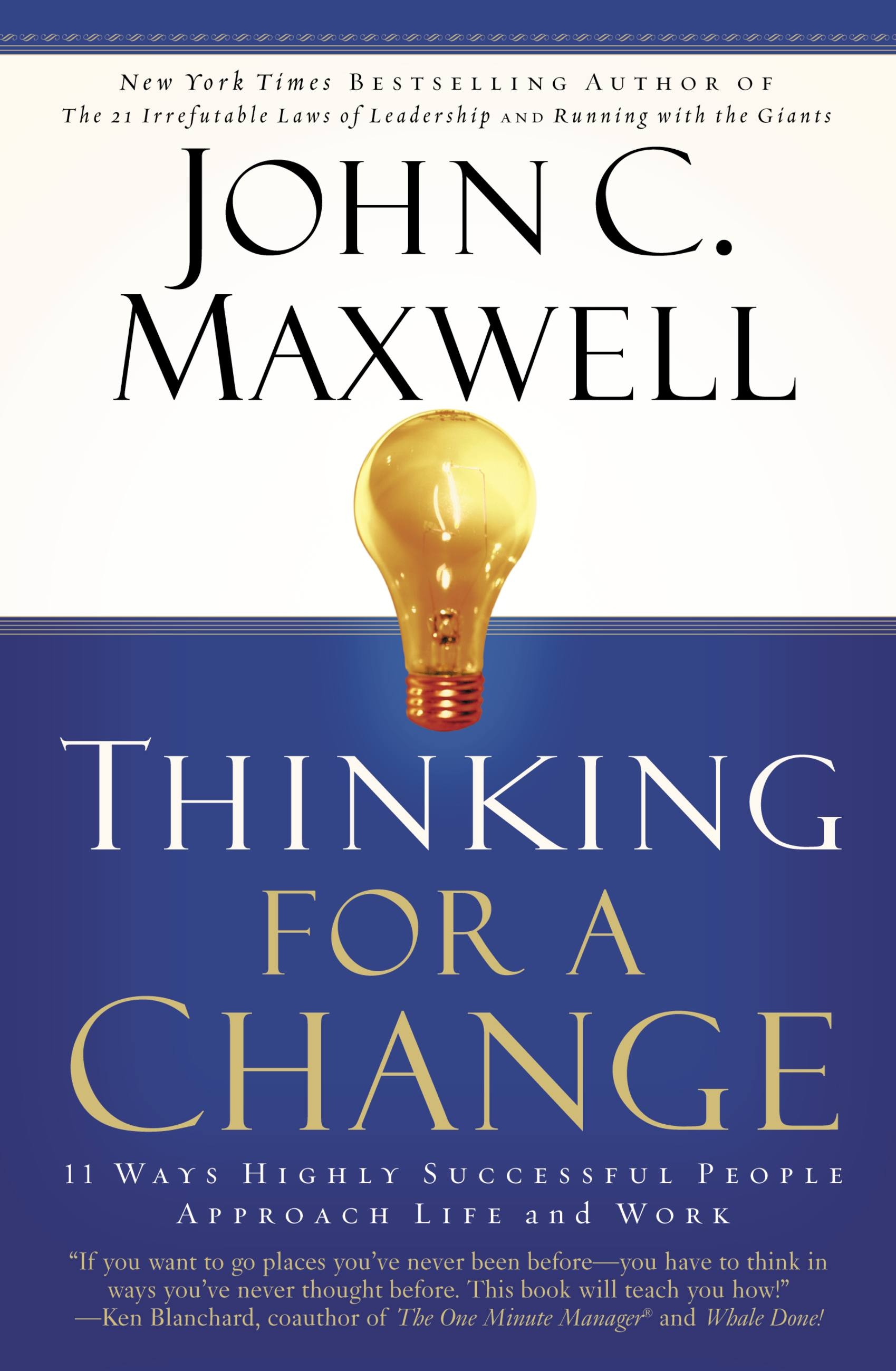 John　by　a　Book　Maxwell　Change　Group　C.　Hachette　Thinking　for