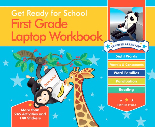 Get Ready for School First Grade Laptop Workbook
