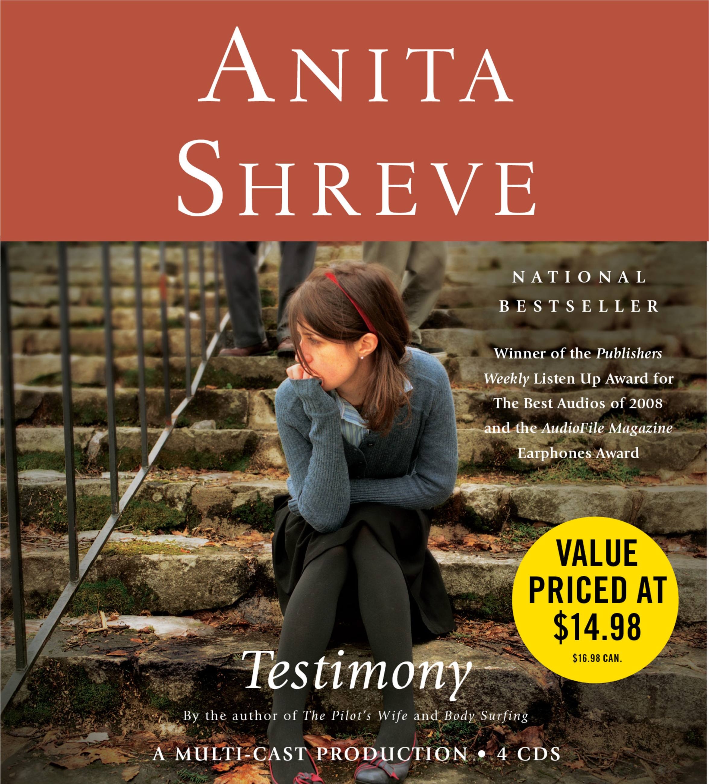 Testimony by Anita Shreve Hachette Book Group