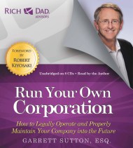 Rich Dad Advisors: Run Your Own Corporation
