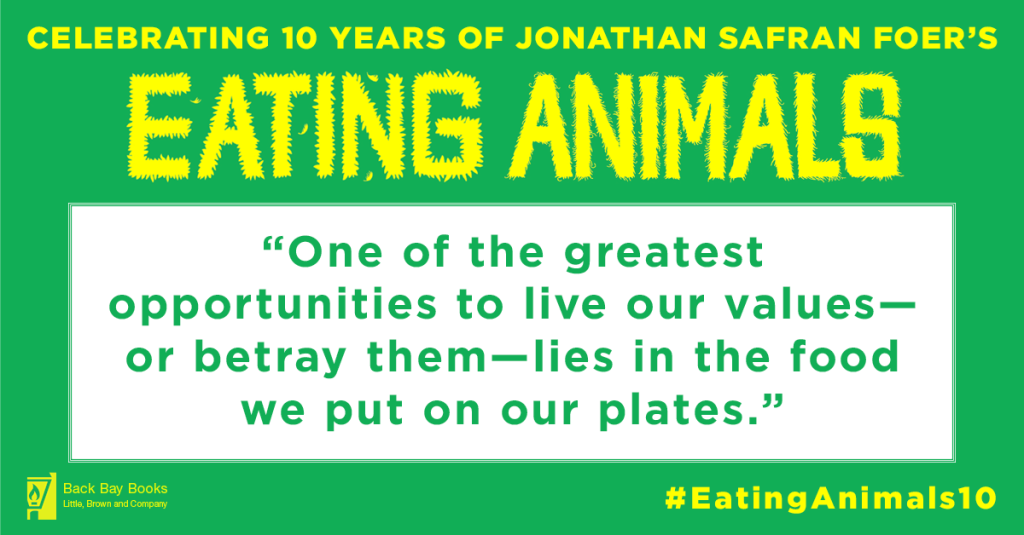 Eating Animals by Jonathan Safran Foer 9780316069885 Hachette Book