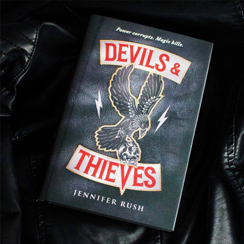 NOVL - Instagram image of book cover for 'Devils & Thieves' by Jennifer Rush