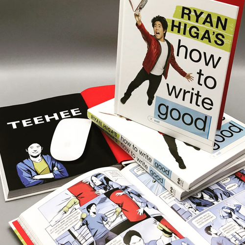 NOVL - Instagram image of book cover for 'How to Write Good' by Ryan Higas