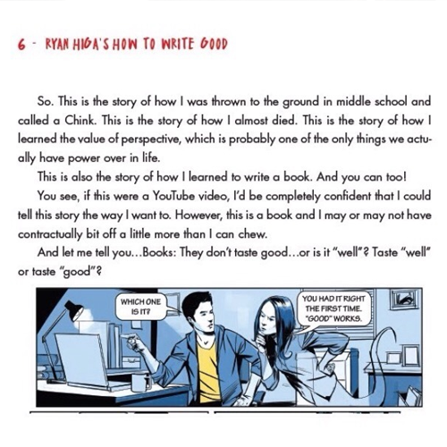 NOVL - Instagram image of comic from 'How to Write Good' by Ryan Higas