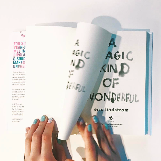 Instagram image of the book "A Tragic Kind of Wonderful" by Eric Lindstrom