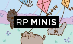 Designed graphic reading "RP Minis"