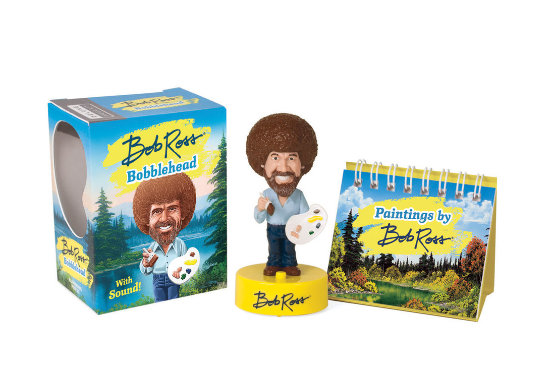 Bob Ross Bobblehead With Sound Miniature Editions