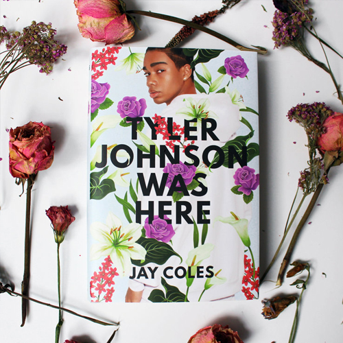 NOVL - Instagram image of book cover for 'Tyler Johnson was Here' by Jay Coles