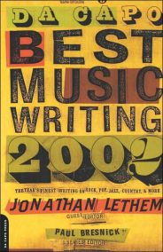 Da Capo Best Music Writing 2002