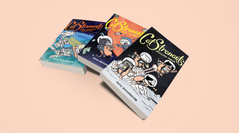 Reading Graphic Novels with Kids Catstronauts Featured Image