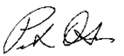Peter Osnos signature