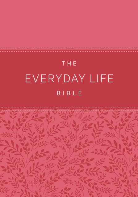 The Everyday Life Bible: Pink LeatherLuxe®