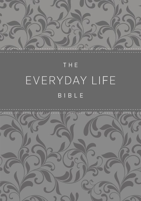 The Everyday Life Bible: Gray LeatherLuxe®