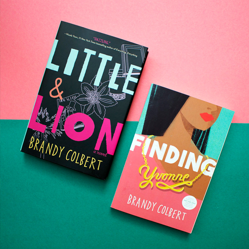 NOVL - Instagram image of book covers for 'Finding Yvonne' and 'Little & Lion' by Brandy Colbert