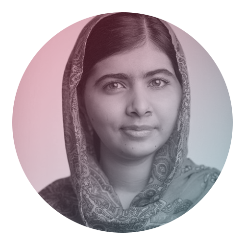 NOVL - Headshot photo of Malala Yousafzai