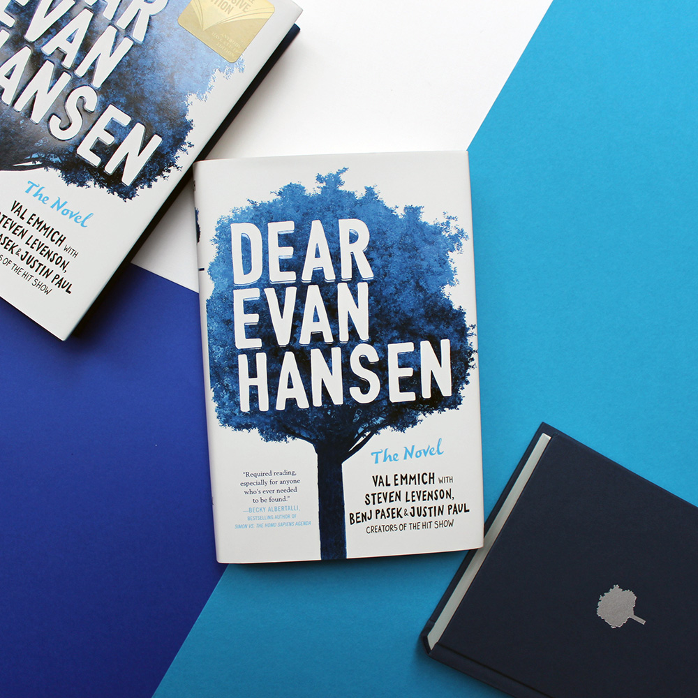 NOVL - Instagram image of book cover for 'Dear Evan Hansen' by Val Emmich