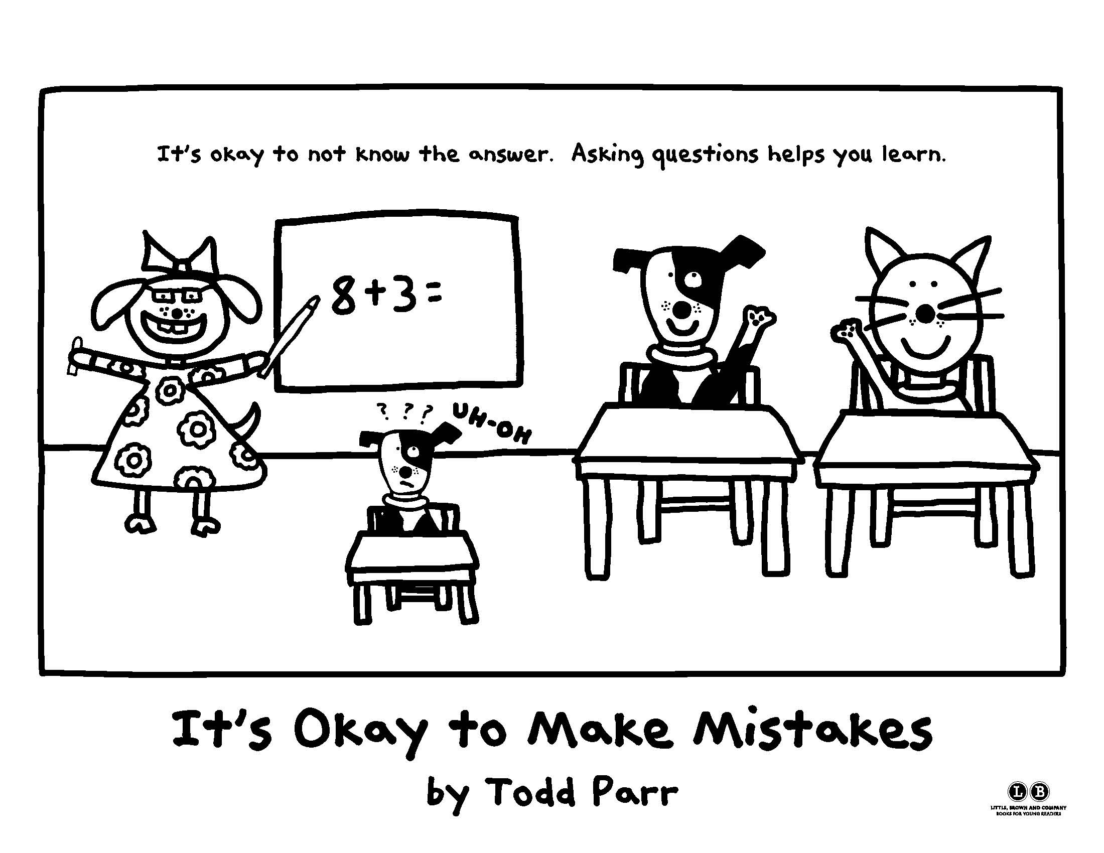 Activities and Books About Making Mistakes for Kids