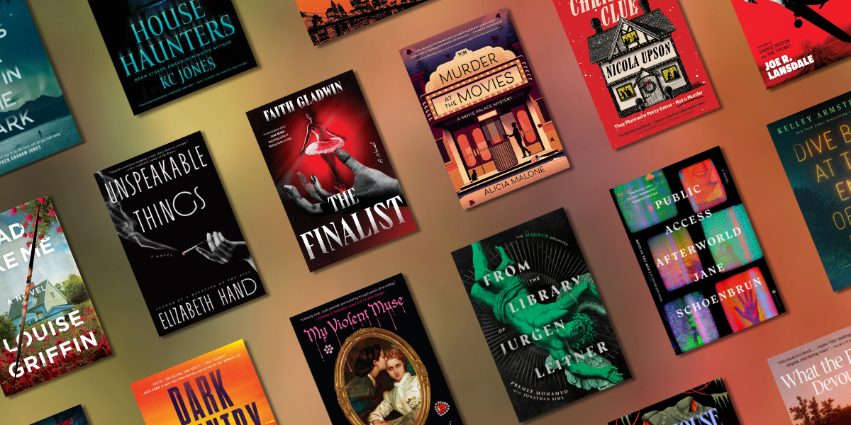 Mystery, thriller and horror books