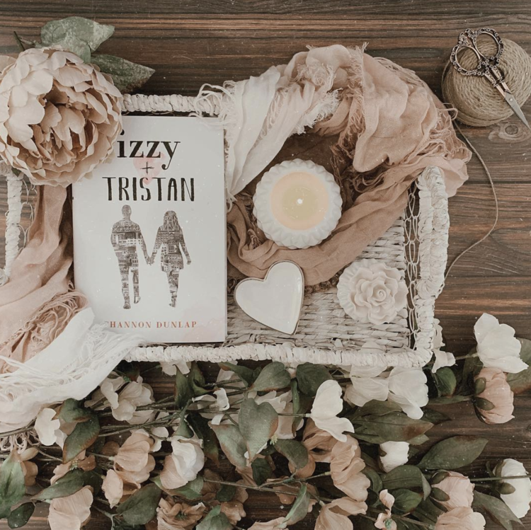 NOVL - Instagram image of book cover for 'Izzy + Tristan' by Shannon Dunlap
