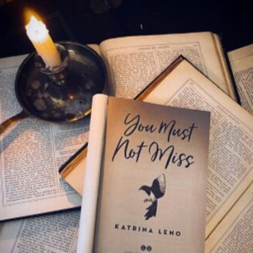 NOVL - Instagram image of inside cover for 'You Might Not Miss' by Katrina Leno