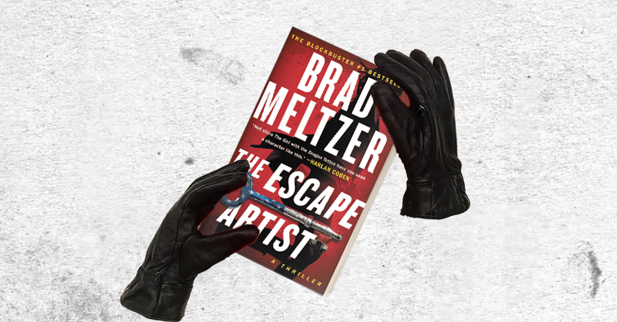 Novel Suspects Featured Image The Escape Artist by Brad Meltzer