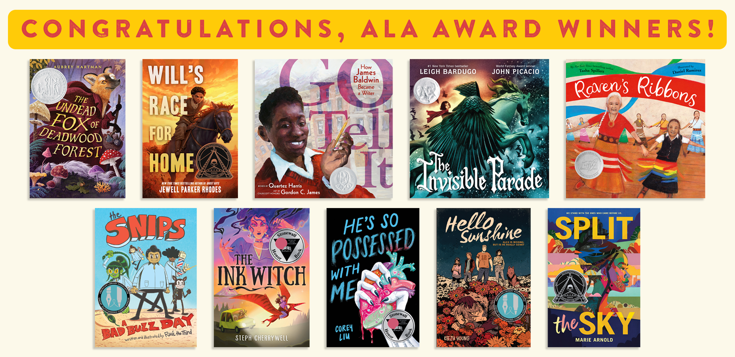 Congratulations, ALA award winners!