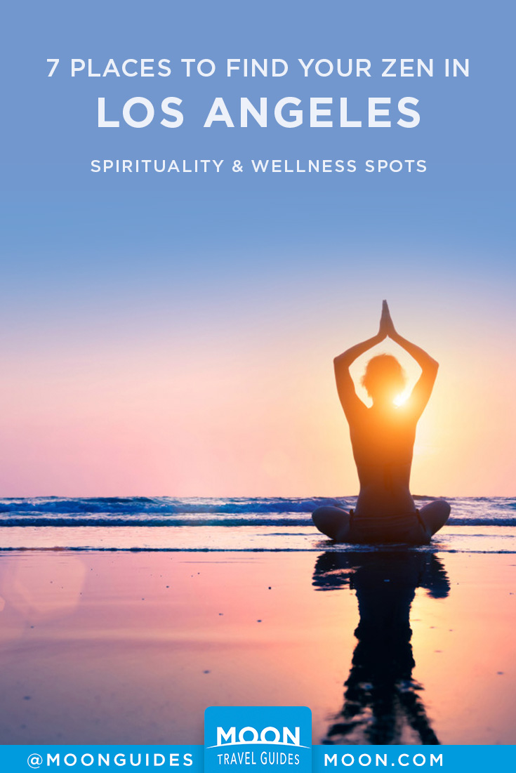 Los Angeles Spirituality Spots Pinterest graphic