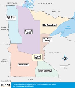 Travel Like a Local - Map of Saint Paul (Minnesota) (Black and