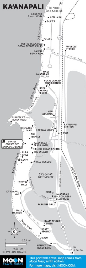 Map of Ka‘anapali