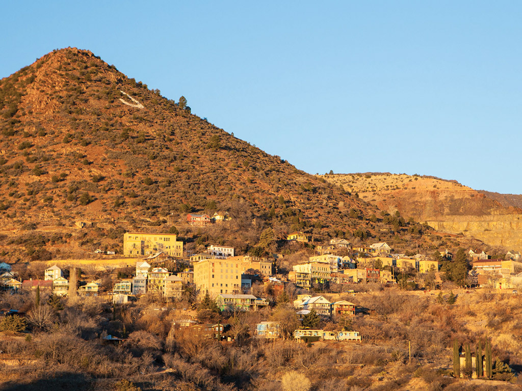 landscape view of Jerome Arizona