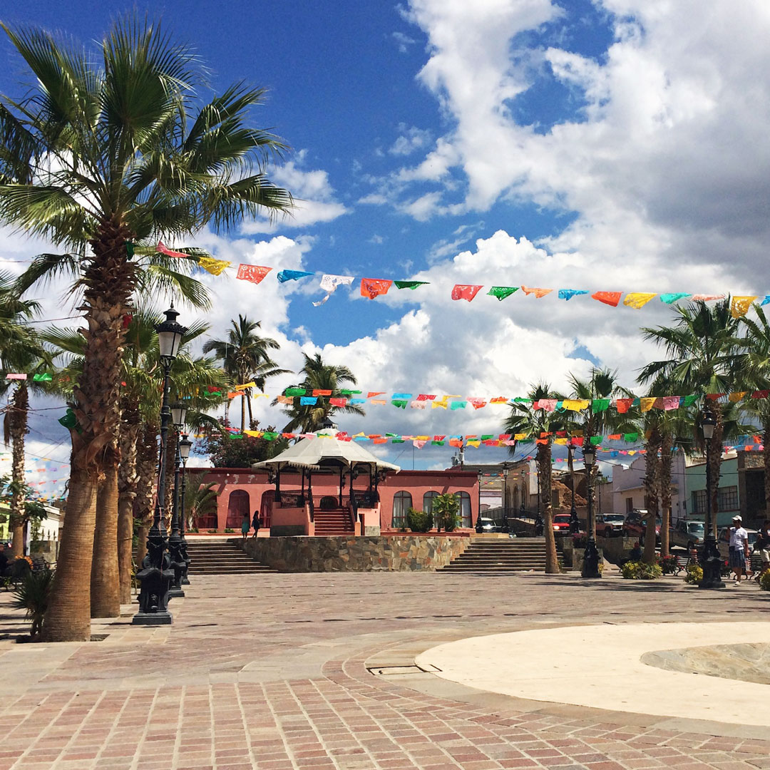 Todos Santos Plaza. Photo © Jennifer Kramer.