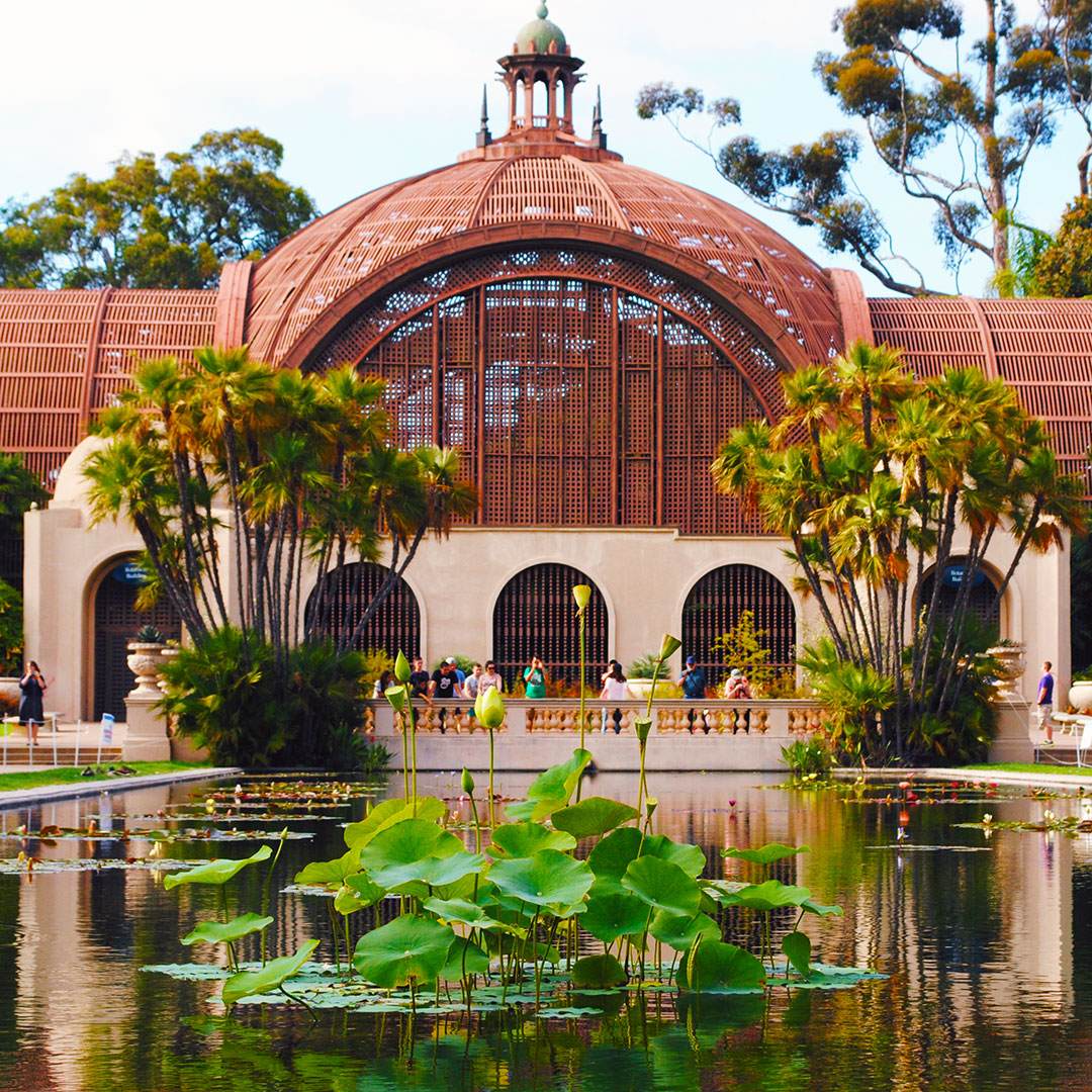 The Botanical Building at Balboa Park.
