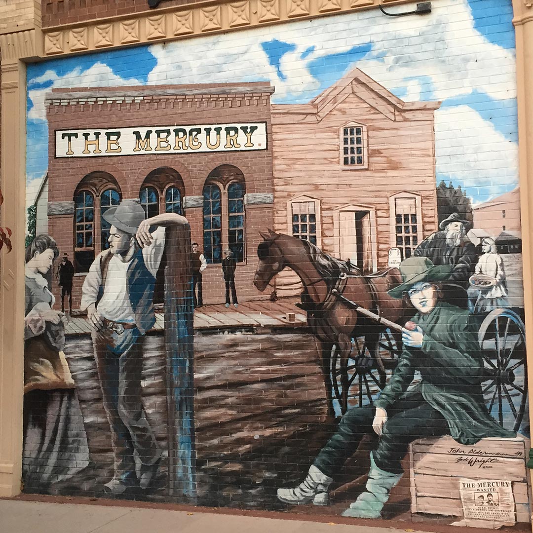 mural on side of building in Canon City