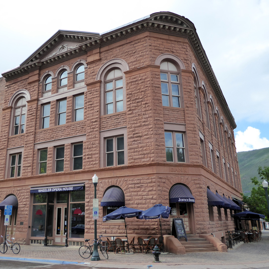 the historic Wheeler Opera House in Aspen, Colorado