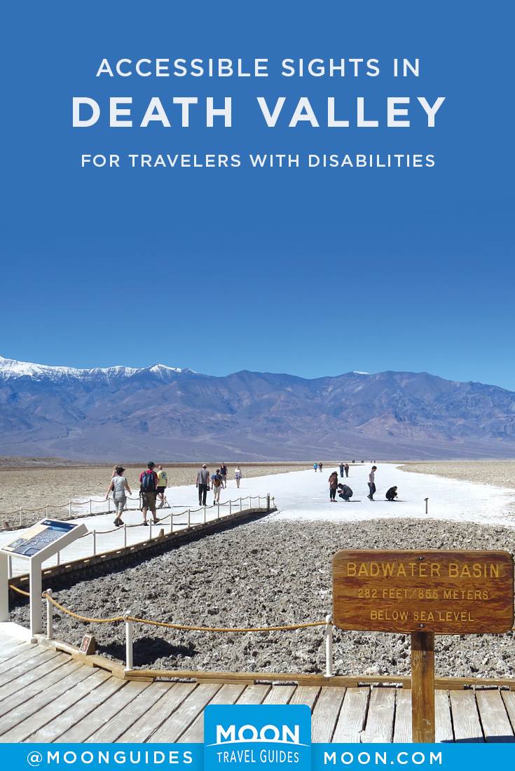 Death Valley Accessible Sights Pinterest graphic