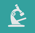 NOVL - Illustrated icon depicting a microscope