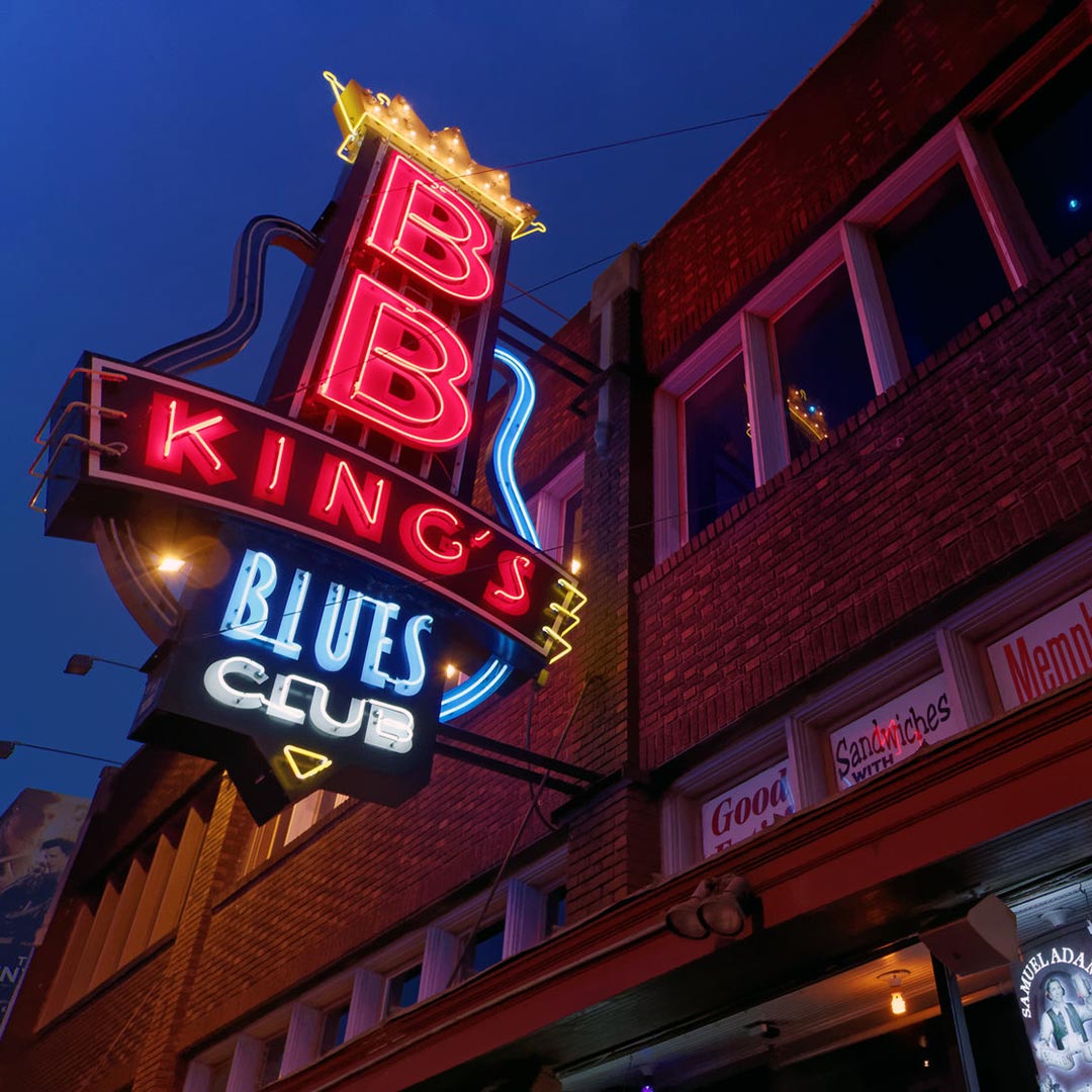 Beale Street in Memphis, TN.