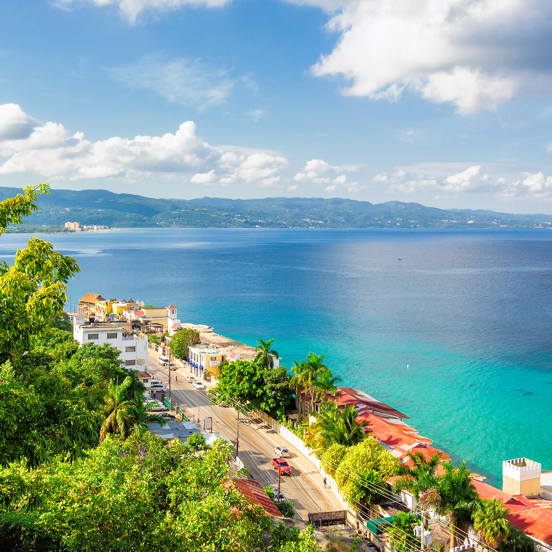 view over Montego Bay Jamaica