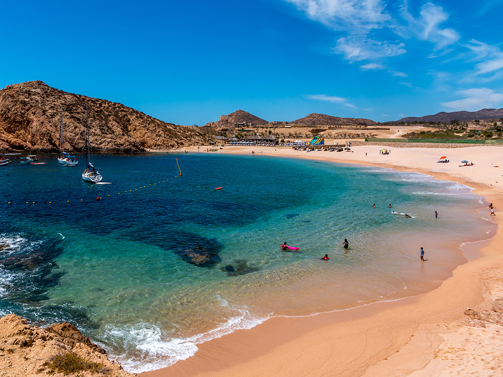 Santa Maria beach in Los Cabos Mexico