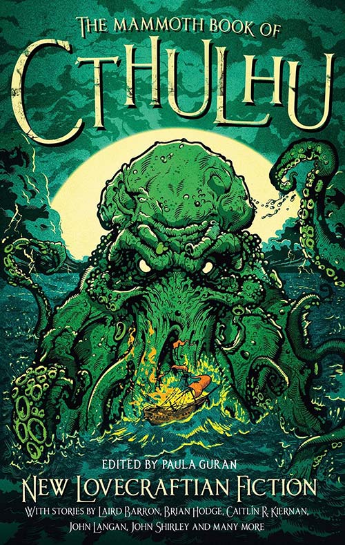Cover of The Mammoth Book of Cthulhu an anthology of Lovecraftinan fiction.