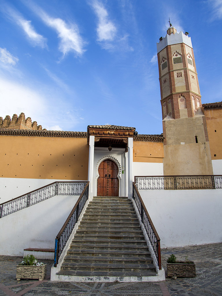 view of the Grand Mosque from the ground