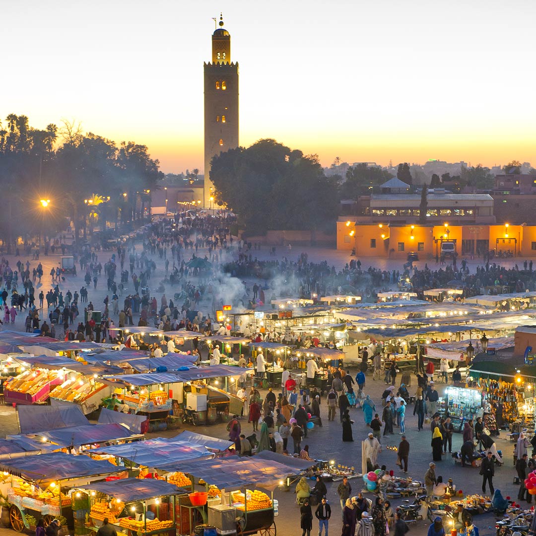 medina Jemaa el-Fnaa in Marrakech
