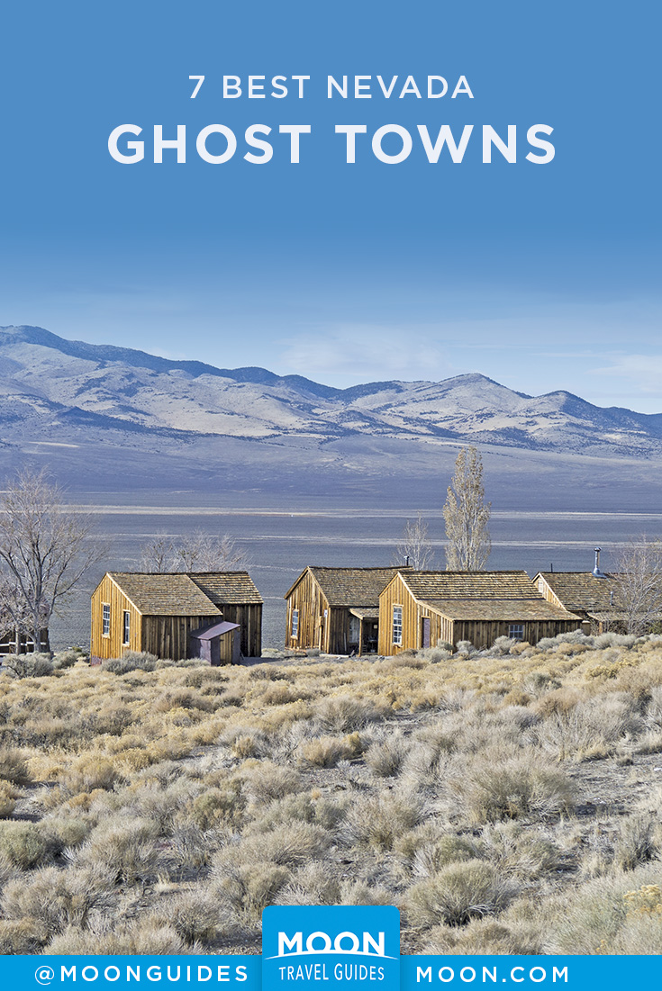 Nevada Ghost Towns Pinterest graphic