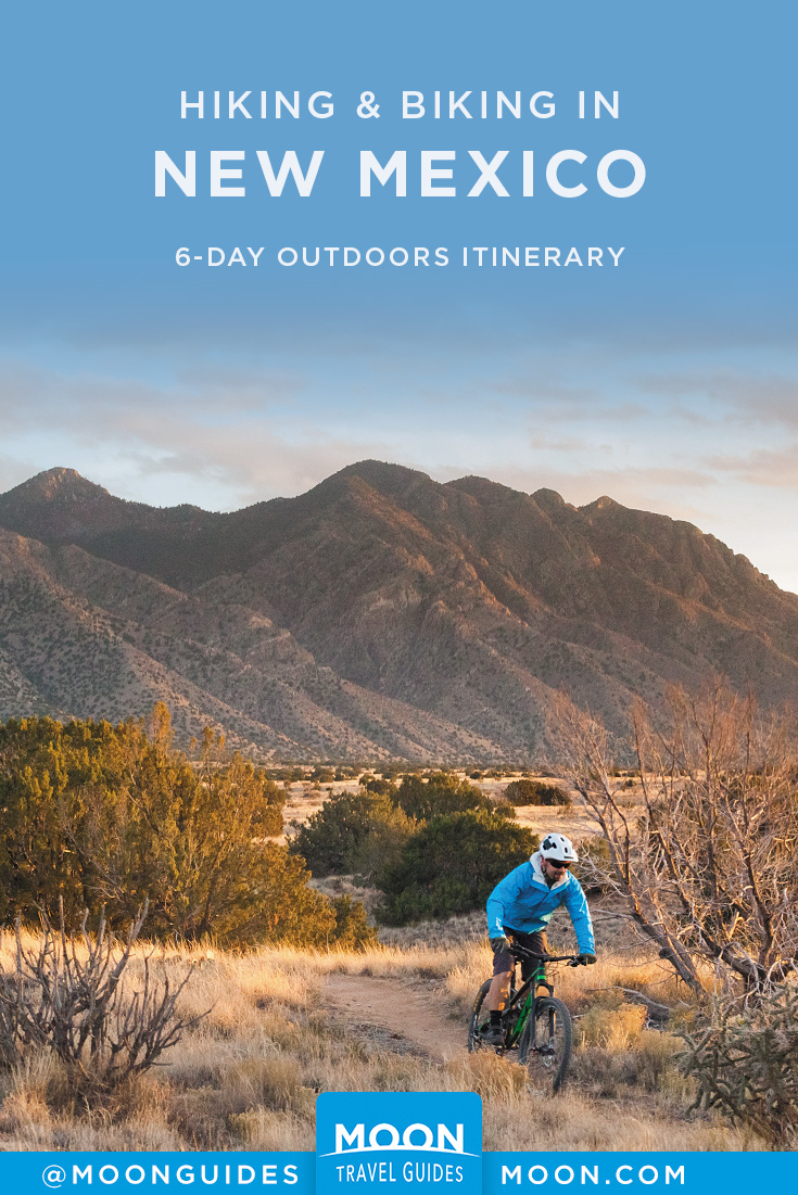 New Mexico Outdoors Itinerary Pinterest graphic