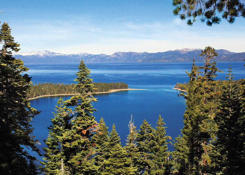 Emerald Bay and South Lake Tahoe
